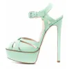 Peep Toe Platform Buckle Strap Sandals sold by Onlymaker