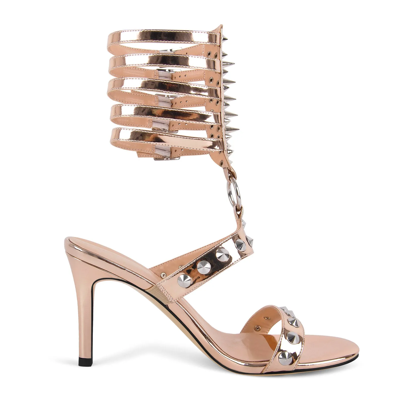 Round Toe Rivet Multi Buckle Straps Sandals sold by Onlymaker product image thumbnail 3