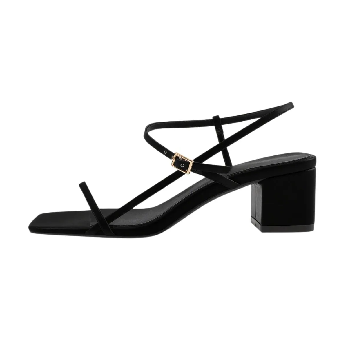 Buckle Strap Square Toe Chunky Heel Sandals sold by Onlymaker product image thumbnail 2