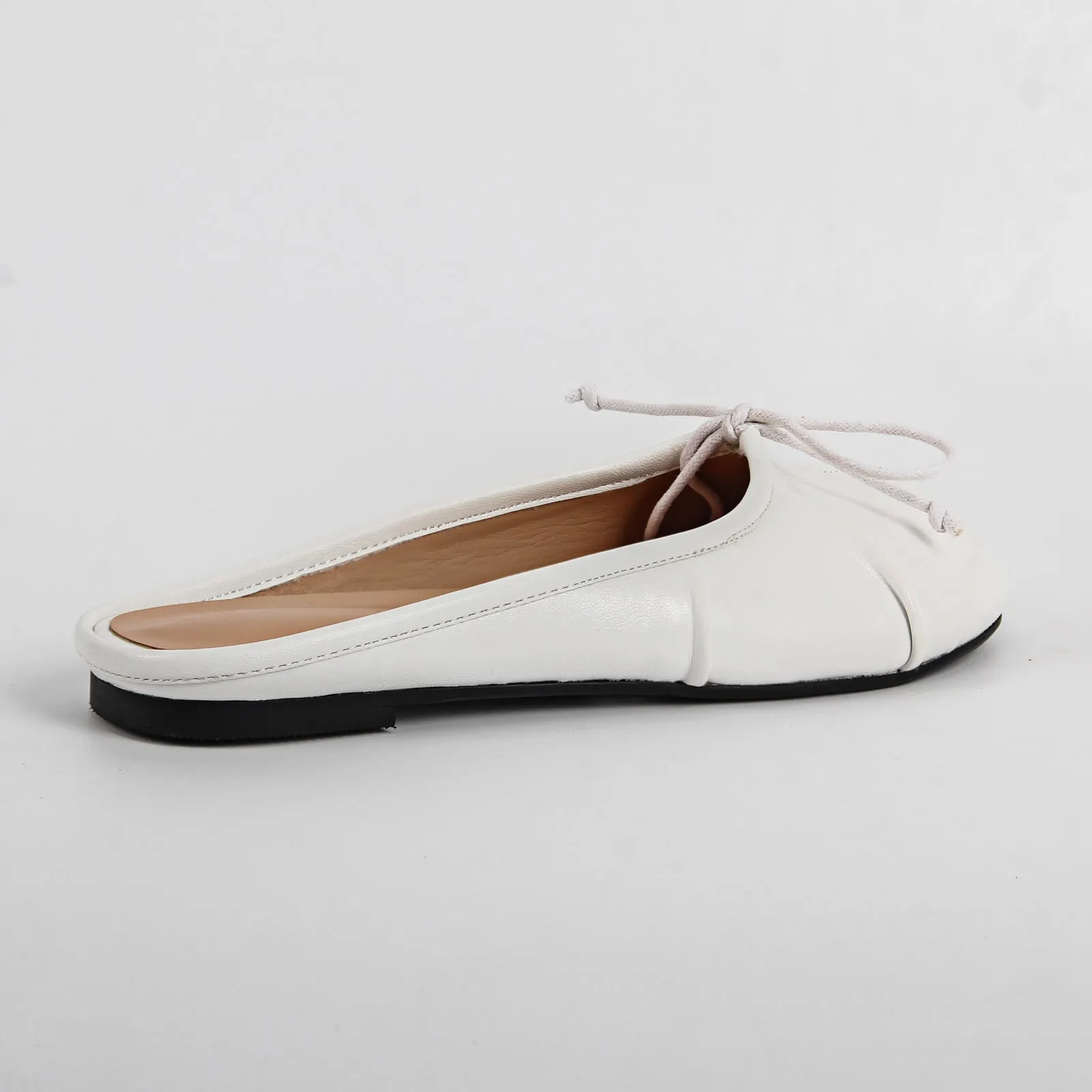 Bow Round Toe Tabi Mule Flats sold by Onlymaker product image thumbnail 3