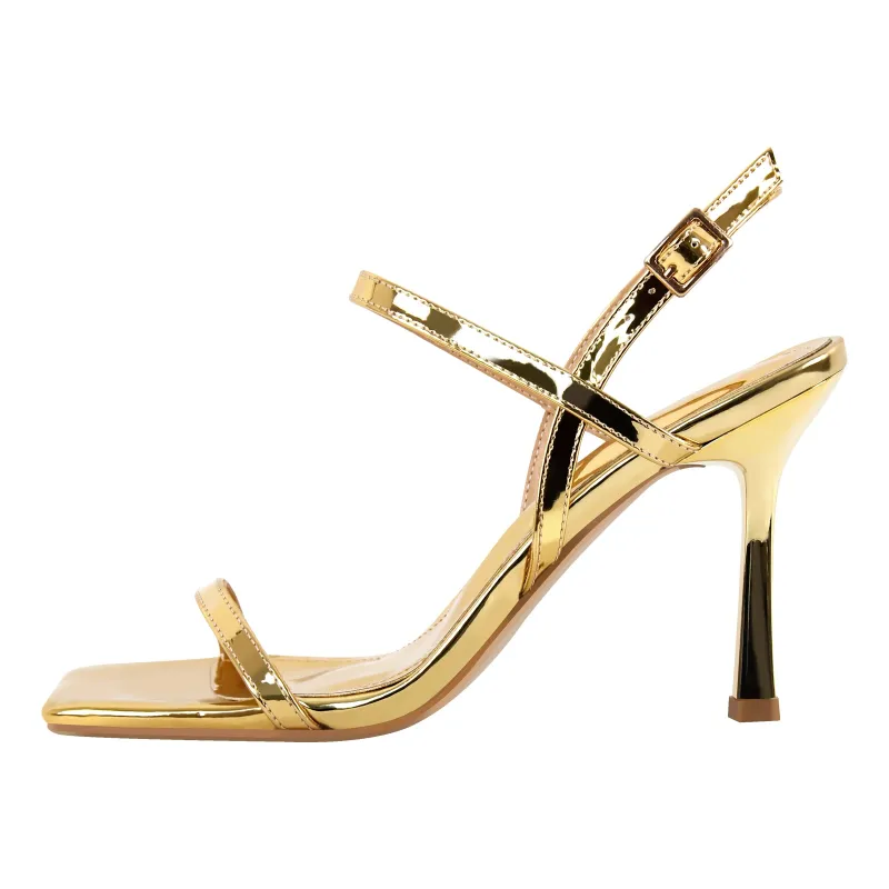 Square Toe Buckle Strap Stiletto Sandals sold by Onlymaker