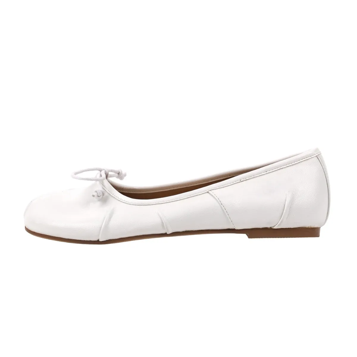 Tabi Round Toe Bow Ballet Flats sold by Onlymaker