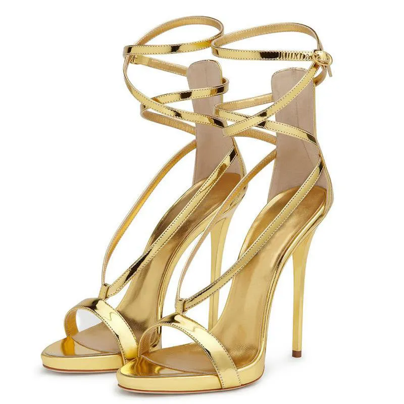 Round Toe Ankle Strap High Heel Sandals sold by Onlymaker product image thumbnail 2