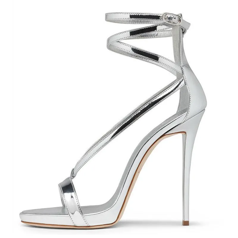 Round Toe Ankle Strap High Heel Sandals sold by Onlymaker product image thumbnail 4