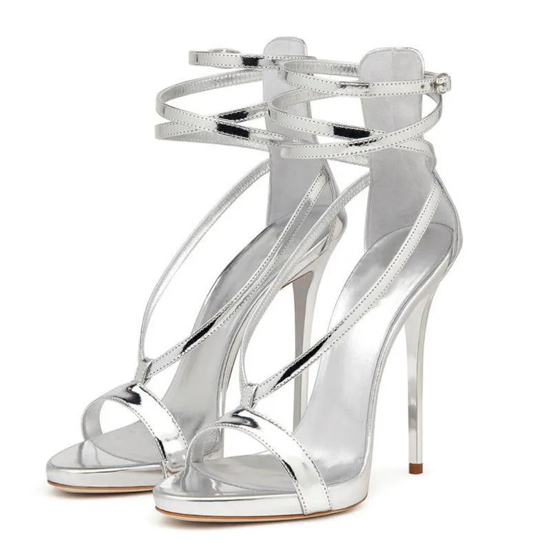 Round Toe Ankle Strap High Heel Sandals sold by Onlymaker product image thumbnail 5