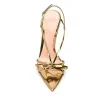 Pointed Toe Bow Slingback Stiletto Sandals sold by Onlymaker