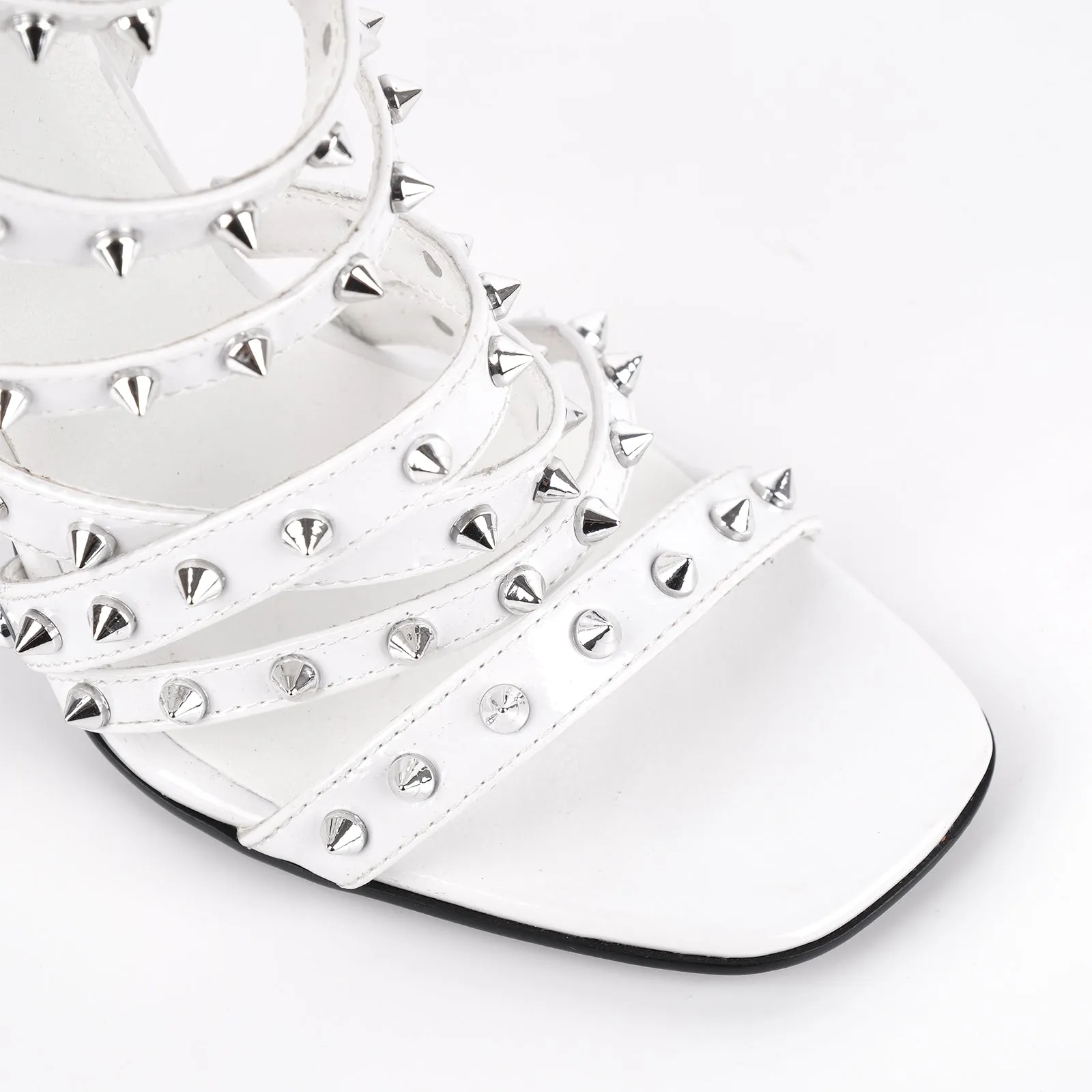 Square Toe Rivet Gladiator Ankle Strap Sandals sold by Onlymaker product image thumbnail 2