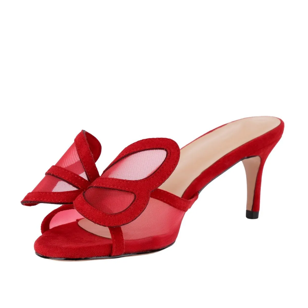 Mesh Butterfly Suede Sandals Mules sold by Onlymaker product image thumbnail 3