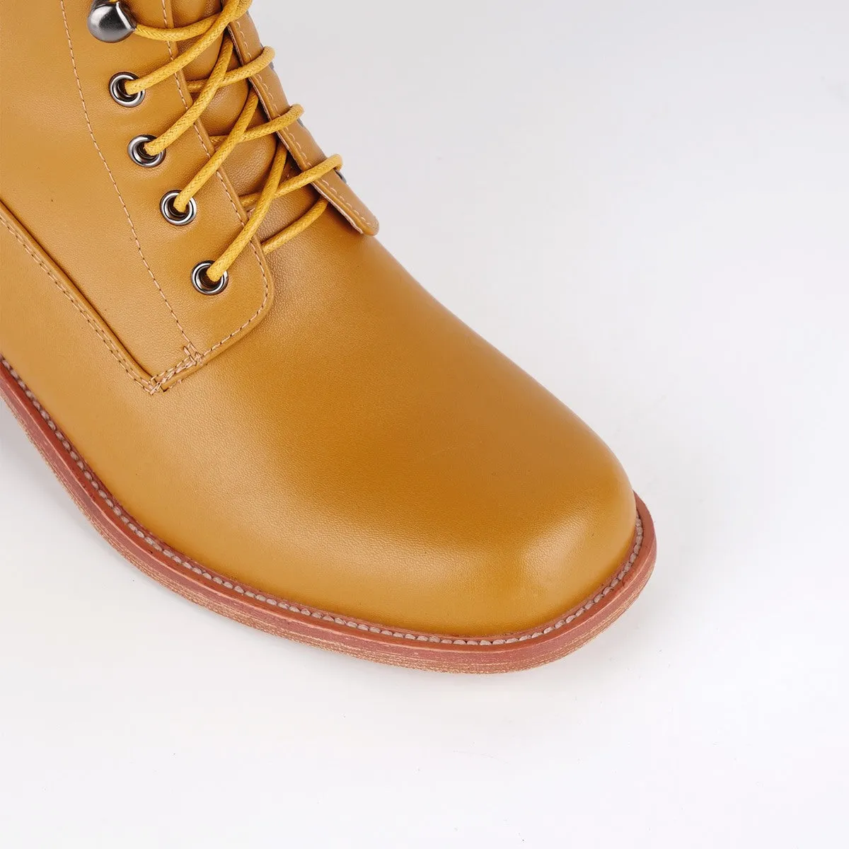 Square Toe Lace-up Chunky Heel Knee High Boots sold by Onlymaker product image thumbnail 3