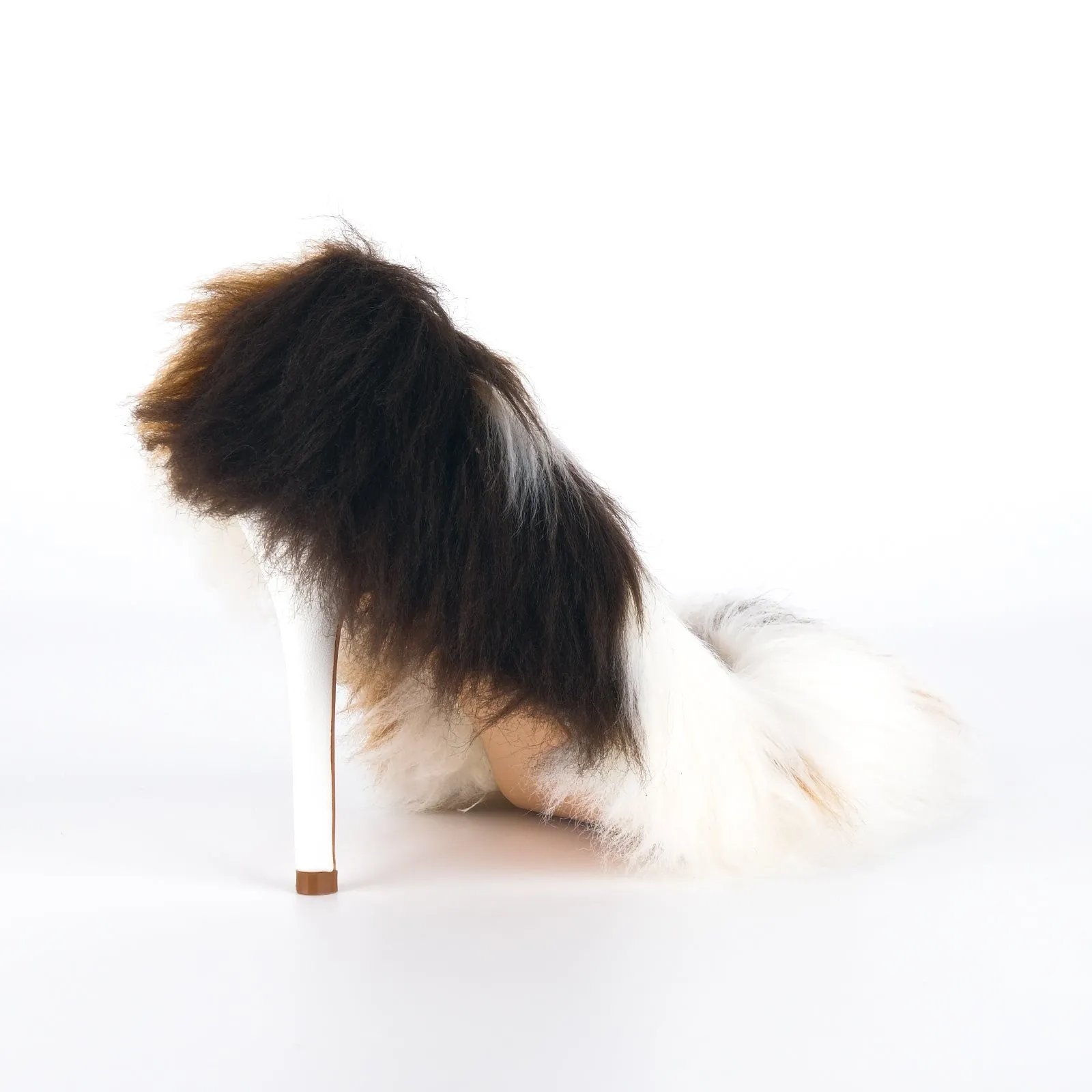 Fur Pointed Toe Stiletto Pumps sold by Onlymaker product image thumbnail 4