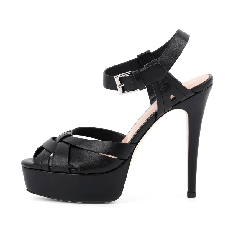 Platform Buckle Strap Stiletto Sandals sold by Onlymaker