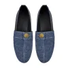 Denim Round Toe Flats sold by Onlymaker