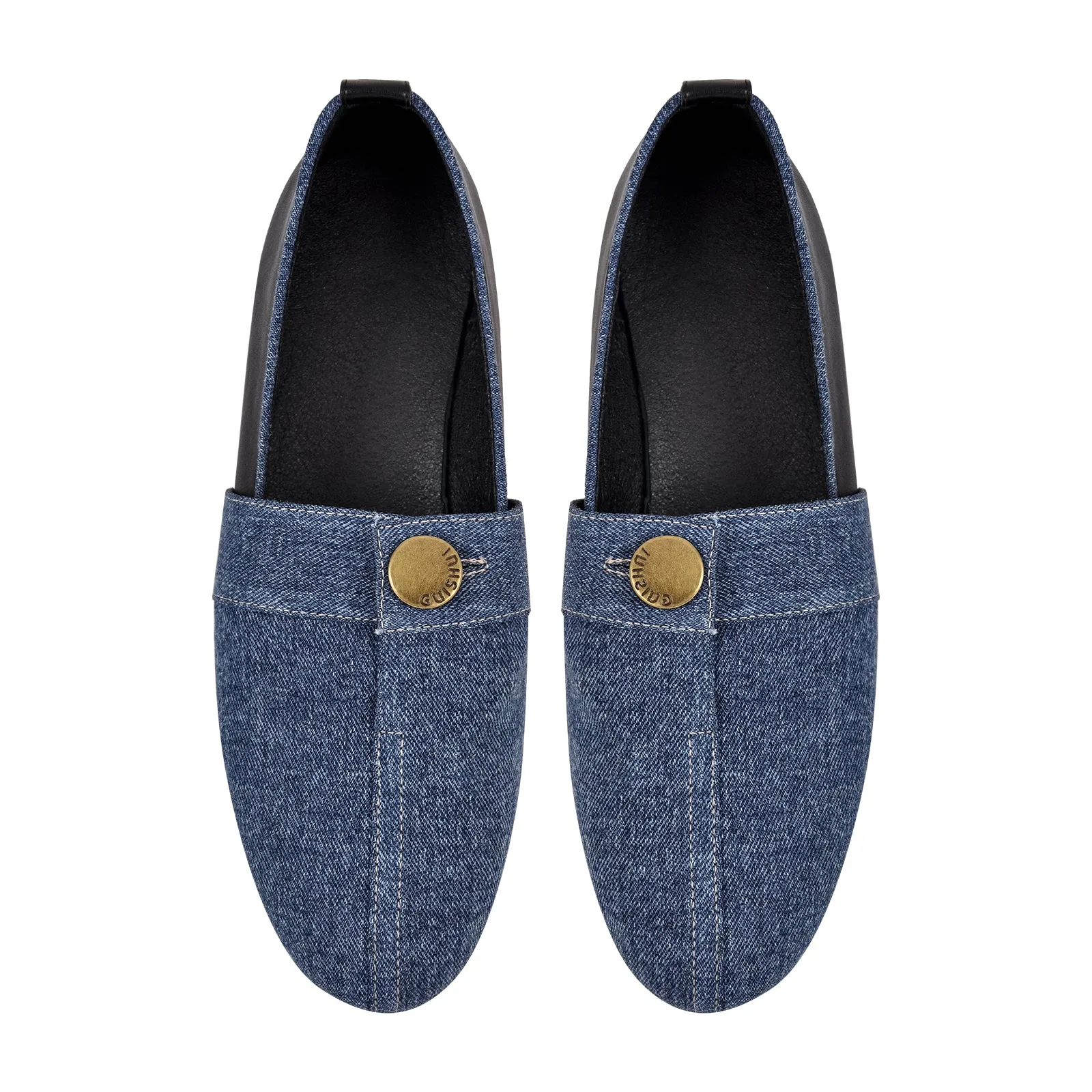 Denim Round Toe Flats sold by Onlymaker product image thumbnail 3