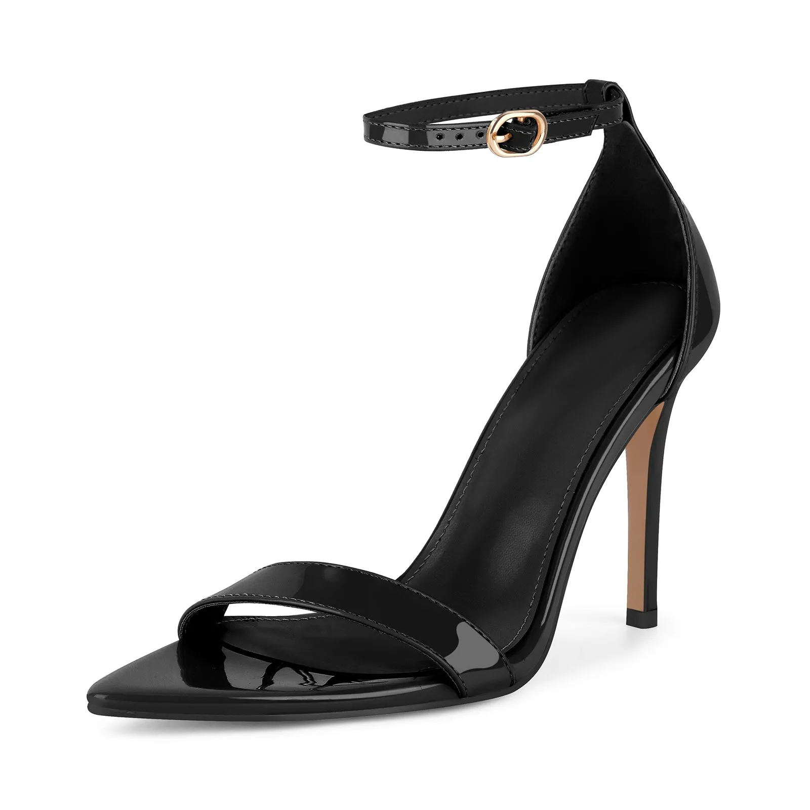 Pointed Toe Ankle Strap Patent Sandals sold by Onlymaker product image thumbnail 2