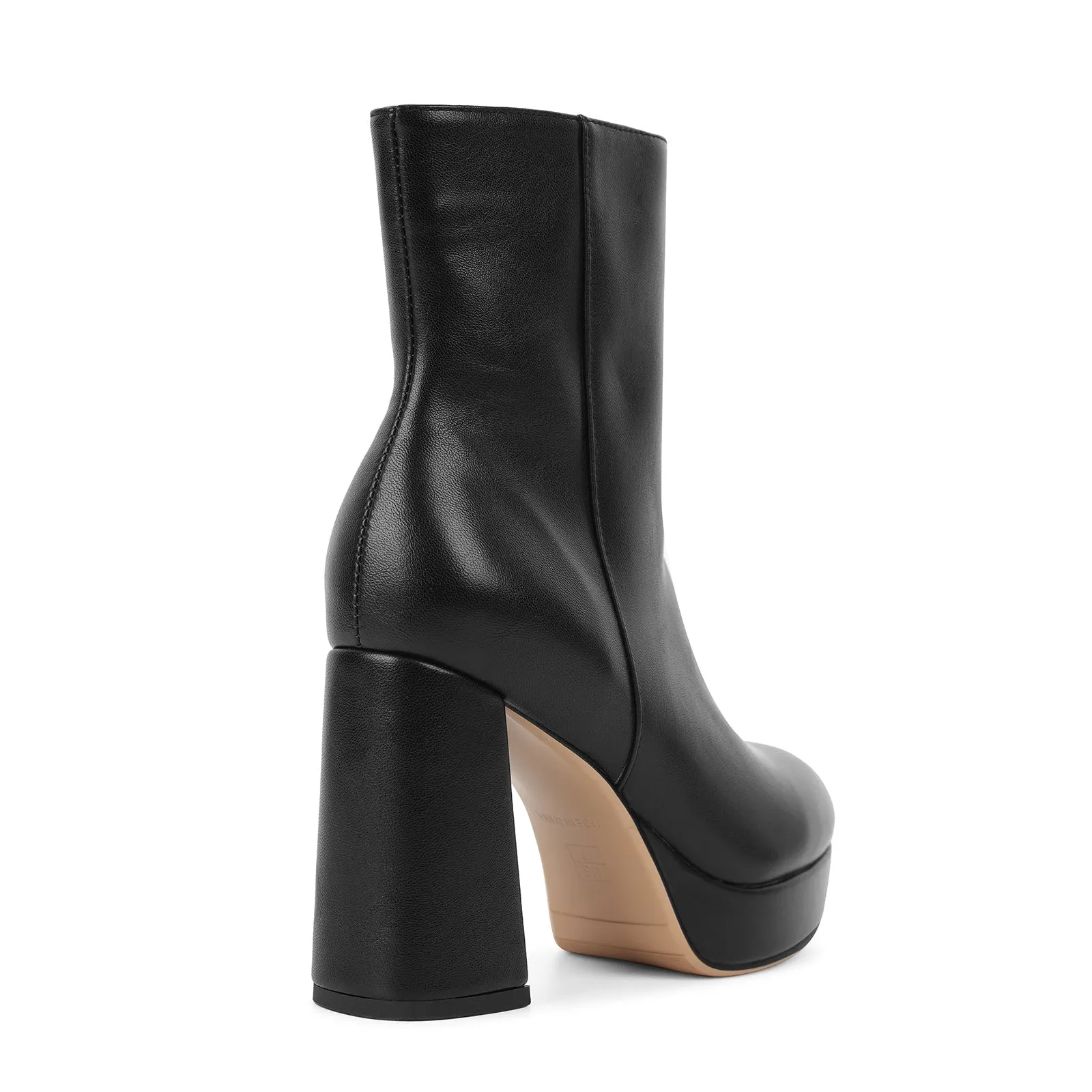 Round Toe Platform Chunky Heel Ankle Boots sold by Onlymaker product image thumbnail 3