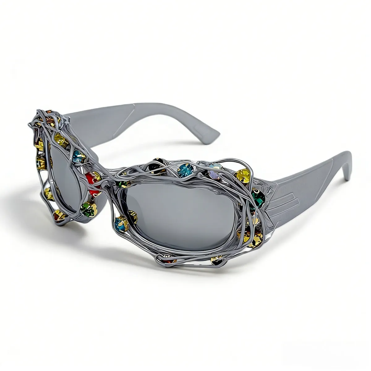Vines Rim Rhinestone Sunglasses sold by Onlymaker product image thumbnail 2