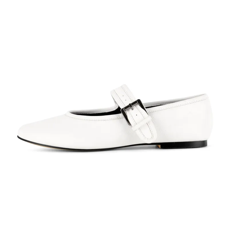 Round Toe Mary Jane Ballet Flats made by Onlymaker