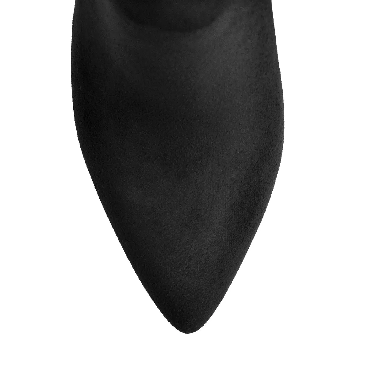 Black Pointed Toe Stiletto Suede Boots sold by Onlymaker product image thumbnail 4