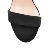 Suede Lace Up Platform Chunky High Heel Sandals sold by Onlymaker