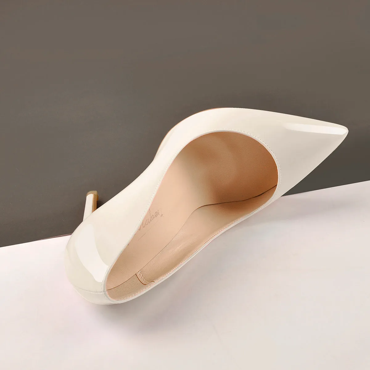 Onlymaker Pumps Beige 3 inches Heels sold by Onlymaker product image thumbnail 2