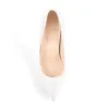 Matte White Pointed Toe Stiletto Pumps sold by Onlymaker