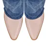Pointed Toe Slit Denim Fold Over Boots sold by Onlymaker