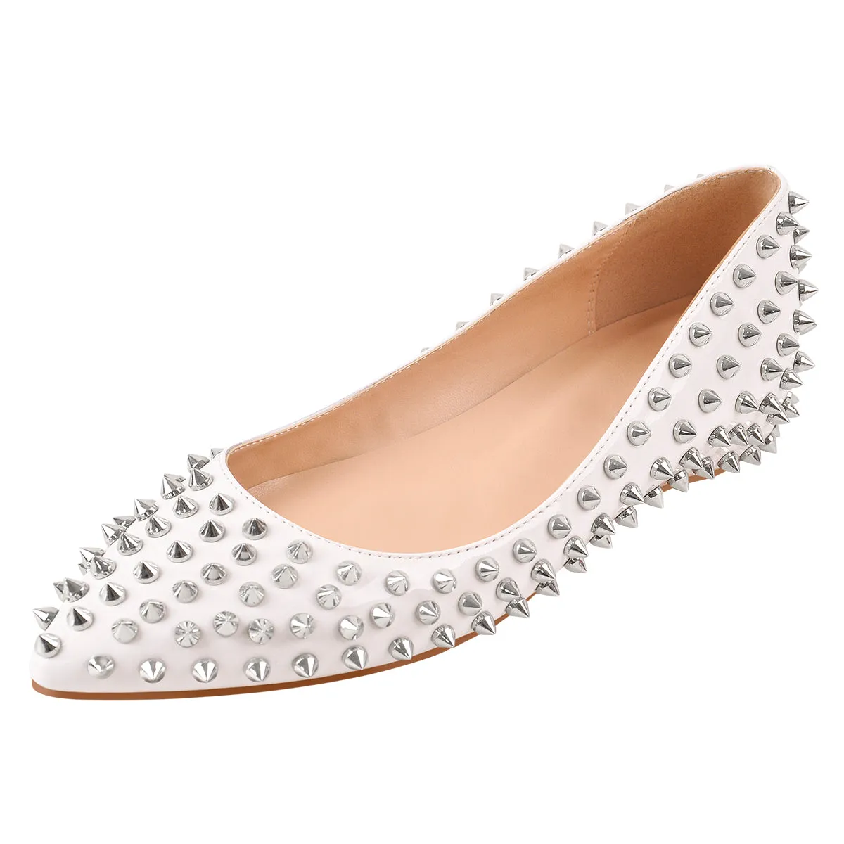 White Rivets Flats sold by Onlymaker product image thumbnail 3