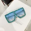 Rhinestone Square Shape Sunglasses sold by Onlymaker