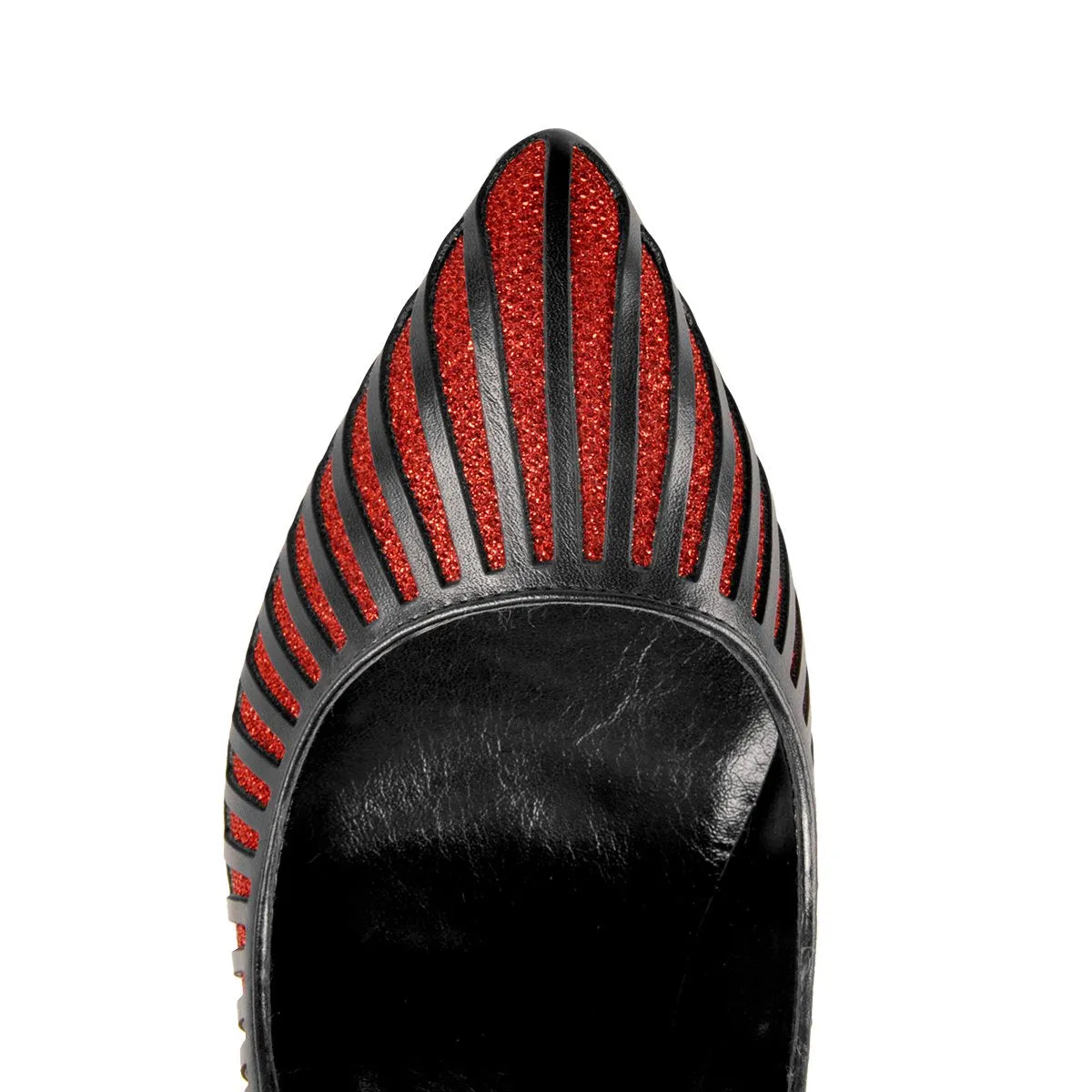 Black Red Silver Yellow Basic Pumps Pointed Toe Stilettos sold by Onlymaker product image thumbnail 4