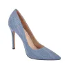 Denim Pointed Toe Stilettos Pumps sold by Onlymaker