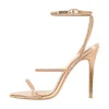 Open Toe High Heels Rhinestone Strappy Sandals sold by Onlymaker