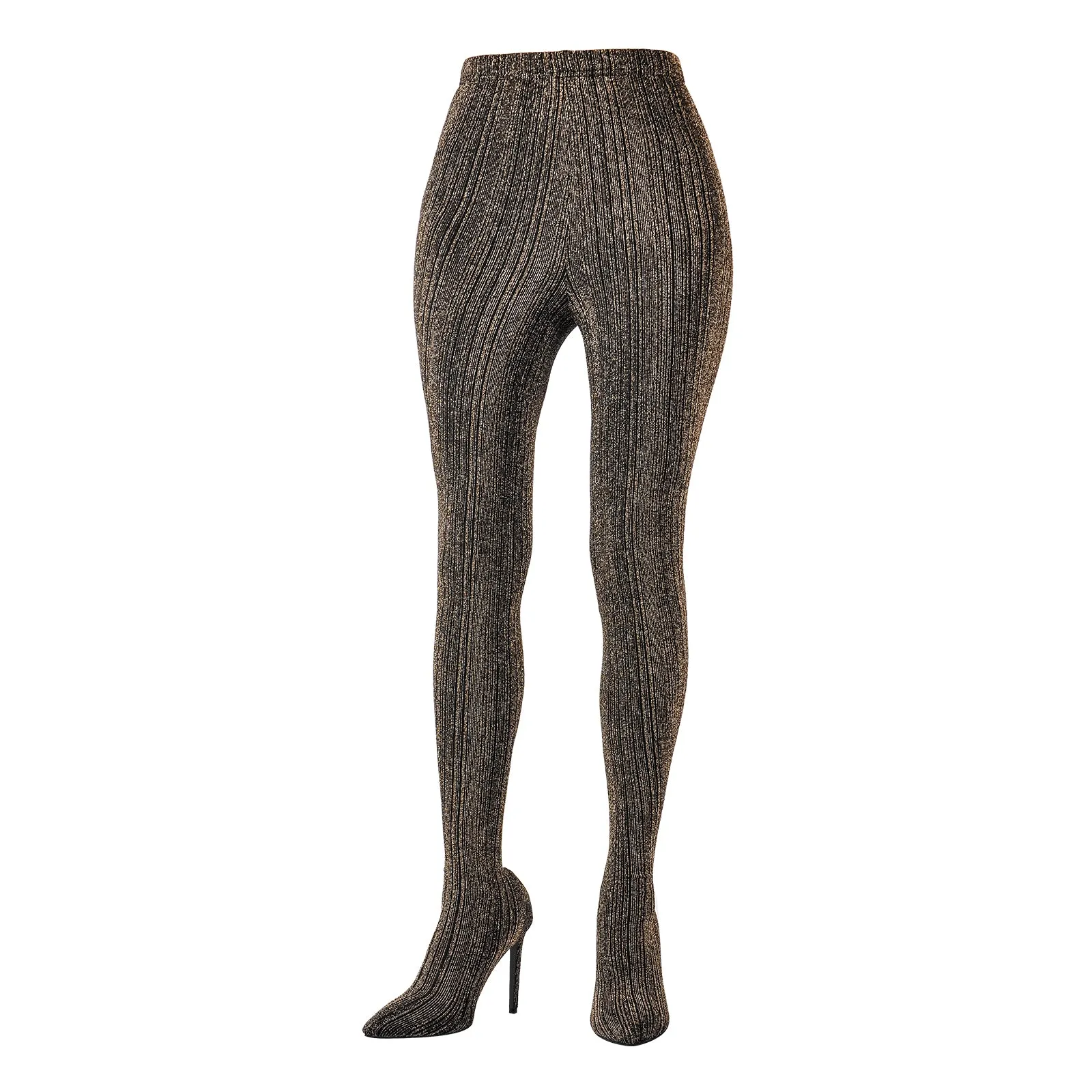 Pointed Toe Stiletto Pantyhose Boots sold by Onlymaker product image thumbnail 2