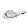 Rhinestone Straps Square Toe Flats sold by Onlymaker