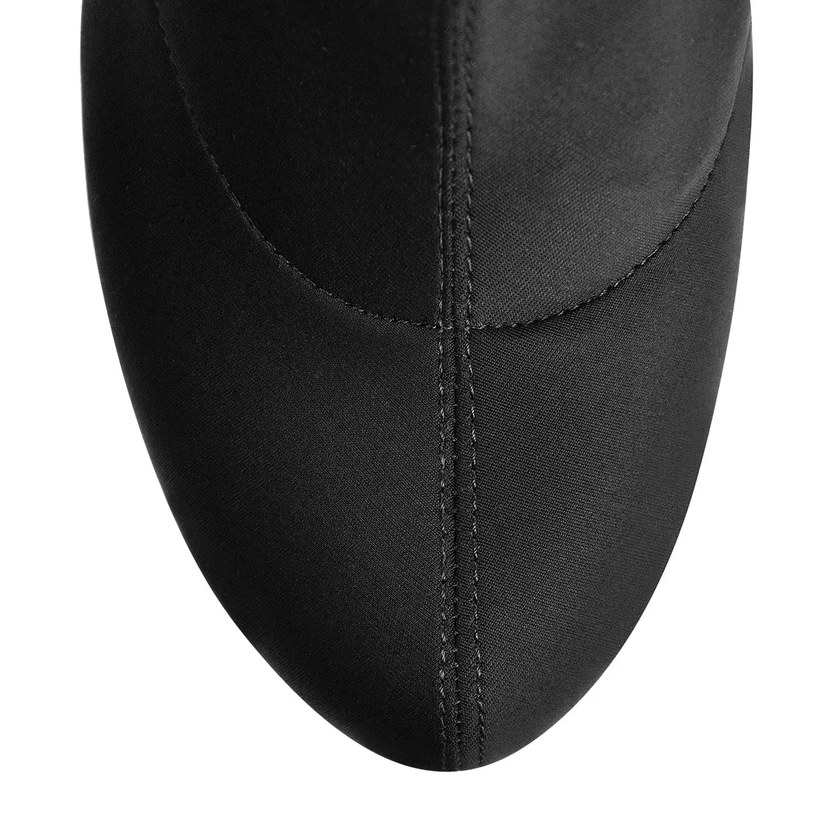 Black Platform Knee Chunky Heels Boots sold by Onlymaker product image thumbnail 5