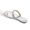 Silver Rhinestone Flat Slipper Sandals sold by Onlymaker