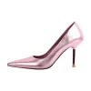 Onlymaker Pumps Multicolor Pointed Toe High Heels sold by Onlymaker