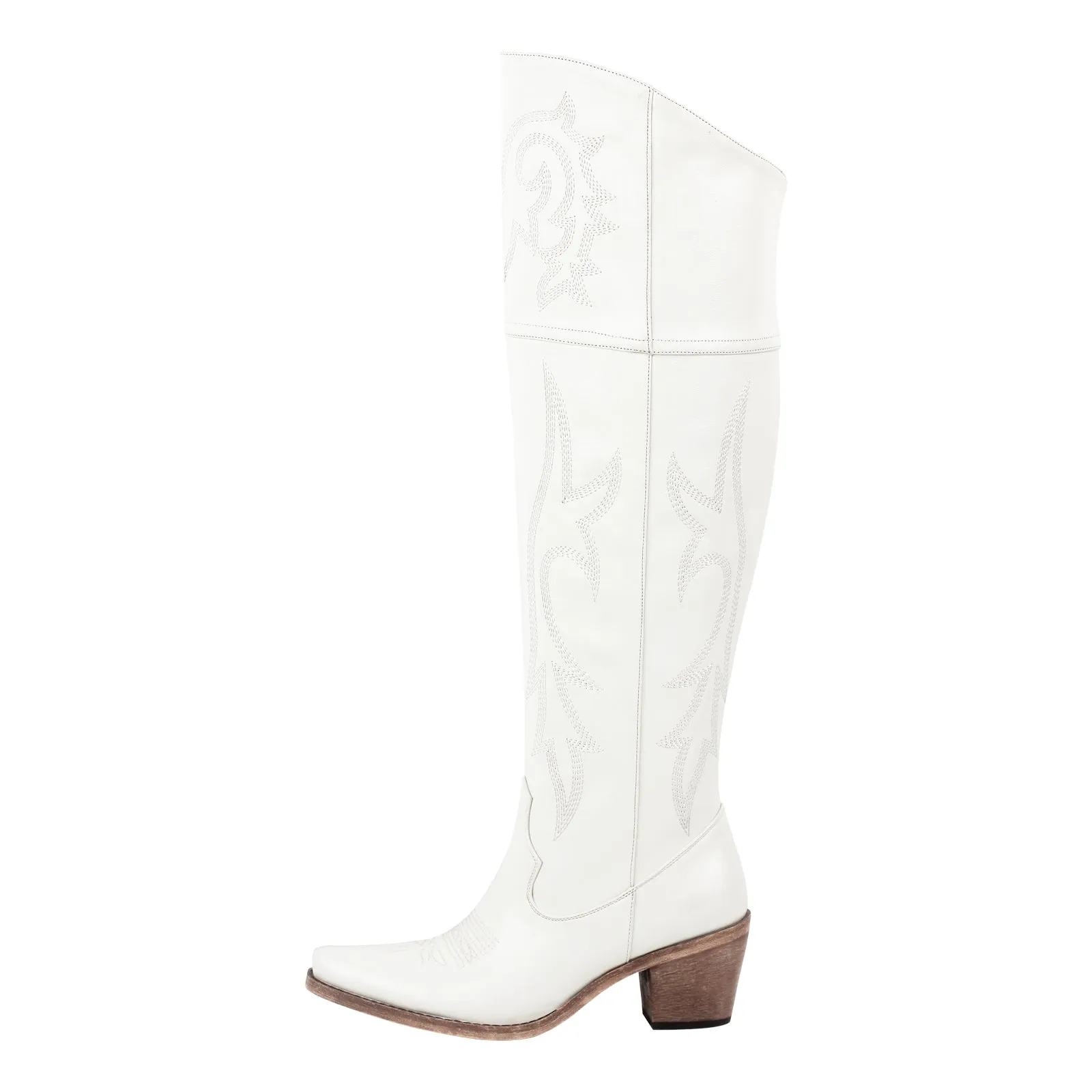 Onlymaker Boots Over The Knee Embroidered Western Boots sold by Onlymaker product image thumbnail 4