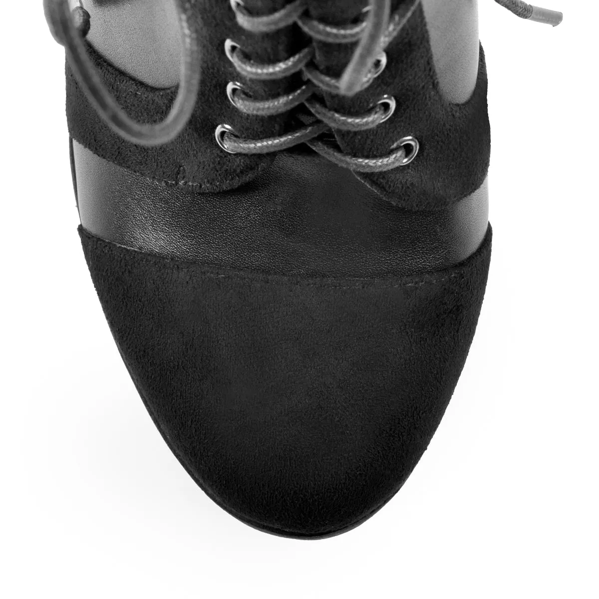 Round Toe Platform Lace Up Suede Split Joint Ankle Boots sold by Onlymaker product image thumbnail 2