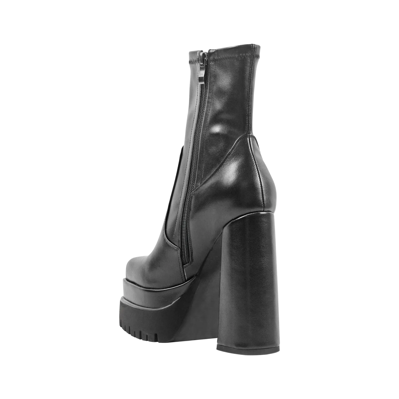Double Platform Block Heel Ankle Boots sold by Onlymaker product image thumbnail 3