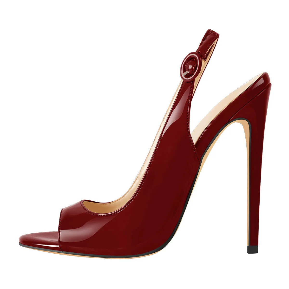 Open Toe Thin High Heels Slingback Sandals sold by Onlymaker product image thumbnail 5