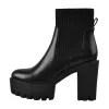 Round Toe Platform Chelsea Boots sold by Onlymaker