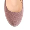 Pink Platform Glitter Round Toe Stilettos Pumps sold by Onlymaker