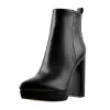 Pointed Toe Chunky Heel Ankle Boots sold by Onlymaker