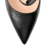 Black Matte Pointed Toe Double Buckle Straps Stiletto Pumps sold by Onlymaker