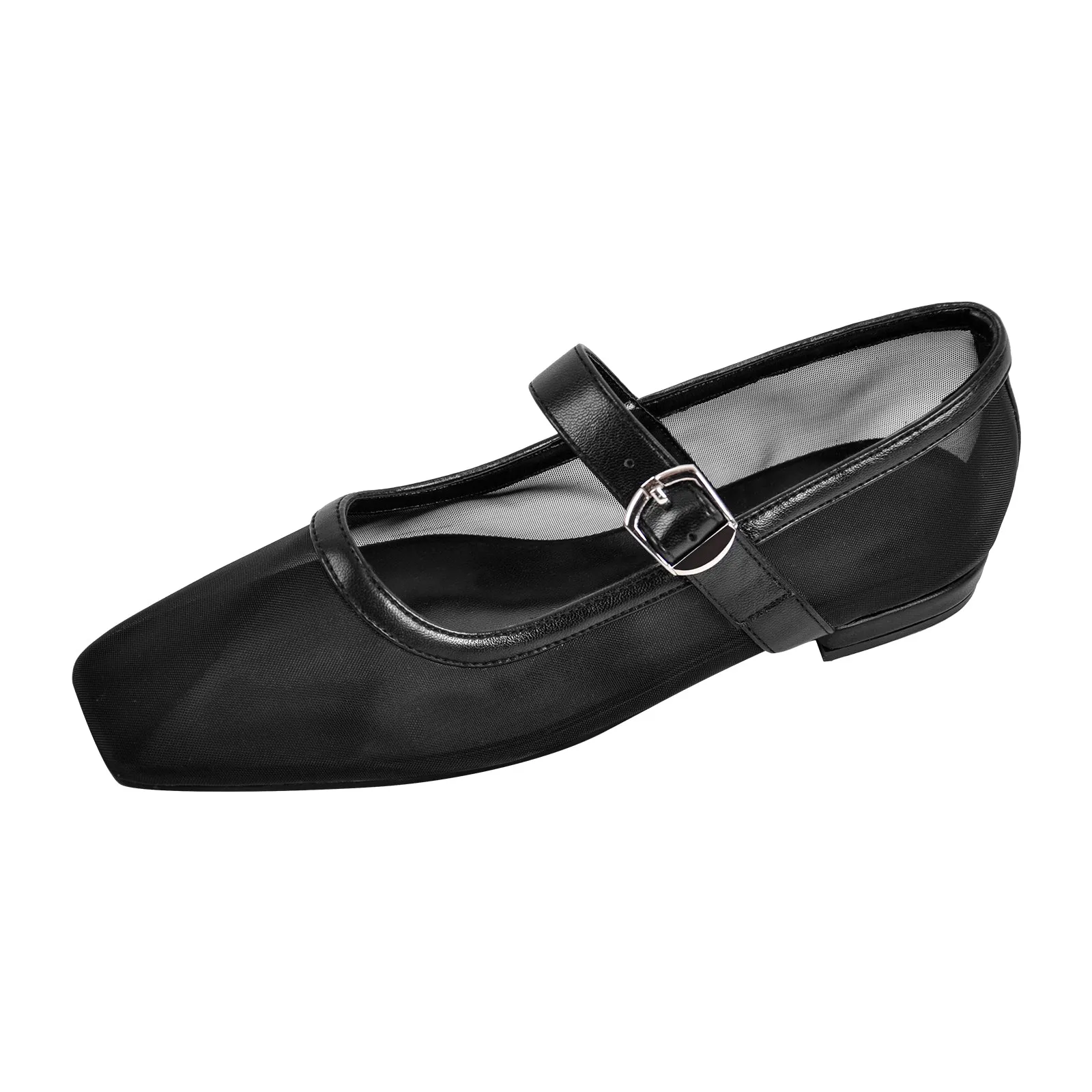 Square Toe Mesh Ballet Flats sold by Onlymaker product image thumbnail 3