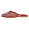 Round Toe Rhinestone Mule Flats sold by Onlymaker