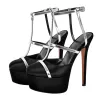 Round Toe T-Strap Platform Stiletto Pumps sold by Onlymaker