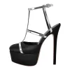 Round Toe T-Strap Platform Stiletto Pumps sold by Onlymaker