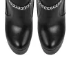 Metal Chain Round Toe Stiletto Over The Knee Boots sold by Onlymaker