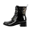 Square Toe Buckle Chunky Heel Ankle Boots sold by Onlymaker